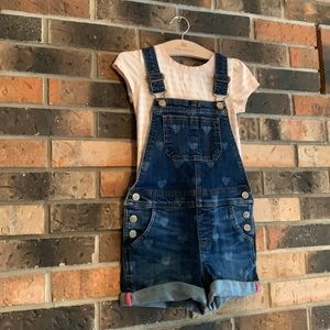 Mini Boden Coverall Shorts